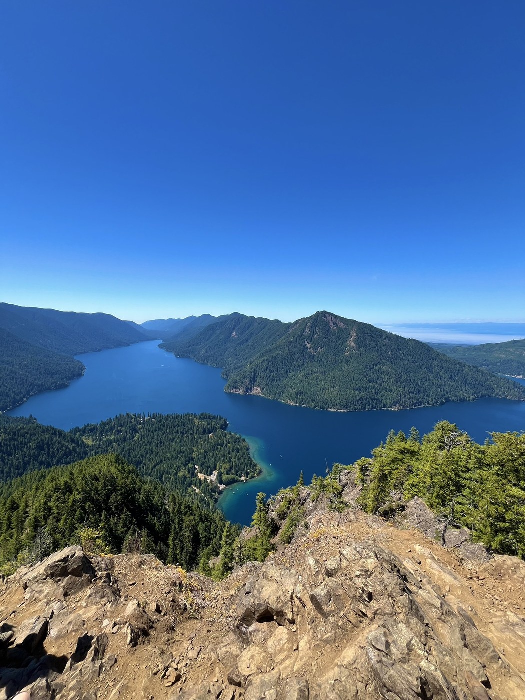 Mount Storm King view over Lake Crescent